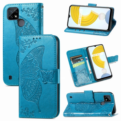 Butterfly Love Flowers Embossed Horizontal Flip Leather Case with Holder & Card Slots & Wallet & Lanyard, For DOOGEE N40 Pro, For Infinix Zero 8, For OPPO Realme C21Y, For Vodafone Smart E11, For Wiko Power U30, For Xiaomi Mi 11T / 11T Pro             ...