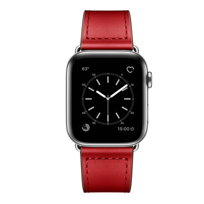 Leather Replacement Watchband For Apple Watch Series, 7 45mm / 6&SE&5&4 44mm / 3&2&1 42mm, 7 41mm / 6&SE&5&4 40mm / 3&2&1 38mm
