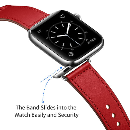 Leather Replacement Watchband For Apple Watch Series, 7 45mm / 6&SE&5&4 44mm / 3&2&1 42mm, 7 41mm / 6&SE&5&4 40mm / 3&2&1 38mm