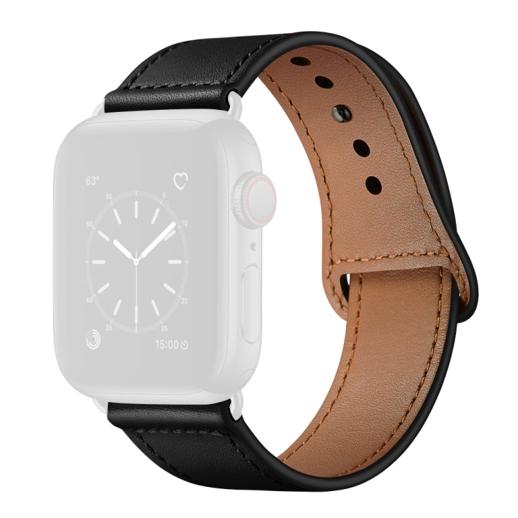 Leather Replacement Watchband For Apple Watch Series, 7 45mm / 6&SE&5&4 44mm / 3&2&1 42mm, 7 41mm / 6&SE&5&4 40mm / 3&2&1 38mm