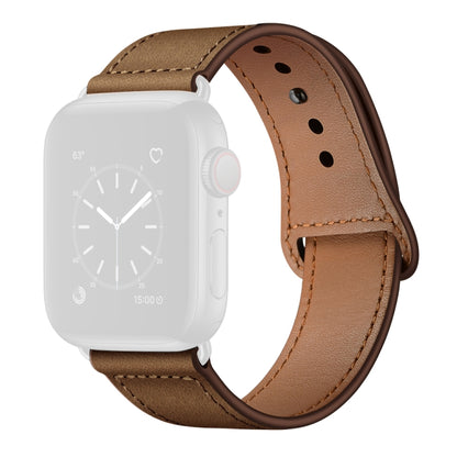 Leather Replacement Watchband For Apple Watch Series, 7 45mm / 6&SE&5&4 44mm / 3&2&1 42mm, 7 41mm / 6&SE&5&4 40mm / 3&2&1 38mm