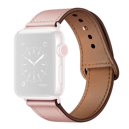 Leather Replacement Watchband For Apple Watch Series, 7 45mm / 6&SE&5&4 44mm / 3&2&1 42mm, 7 41mm / 6&SE&5&4 40mm / 3&2&1 38mm