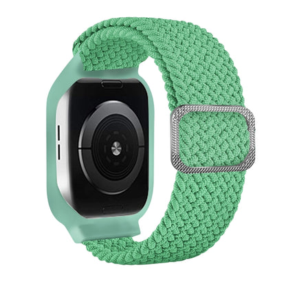 TPU-Rahmen-Schnallen-Geflecht integriertes Ersatz-Armband für Apple Watch Series, 6 & SE & 5 & 4 40mm / 3 & 2 & 1 38mm, 6 & SE & 5 & 4 44mm / 3 & 2 & 1 42mm