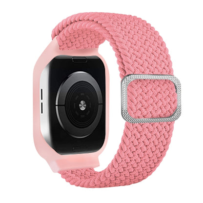 TPU-Rahmen-Schnallen-Geflecht integriertes Ersatz-Armband für Apple Watch Series, 6 & SE & 5 & 4 40mm / 3 & 2 & 1 38mm, 6 & SE & 5 & 4 44mm / 3 & 2 & 1 42mm