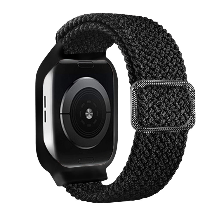 TPU-Rahmen-Schnallen-Geflecht integriertes Ersatz-Armband für Apple Watch Series, 6 & SE & 5 & 4 40mm / 3 & 2 & 1 38mm, 6 & SE & 5 & 4 44mm / 3 & 2 & 1 42mm