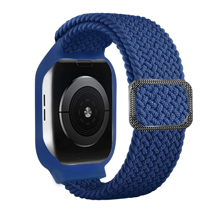 TPU-Rahmen-Schnallen-Geflecht integriertes Ersatz-Armband für Apple Watch Series, 6 & SE & 5 & 4 40mm / 3 & 2 & 1 38mm, 6 & SE & 5 & 4 44mm / 3 & 2 & 1 42mm