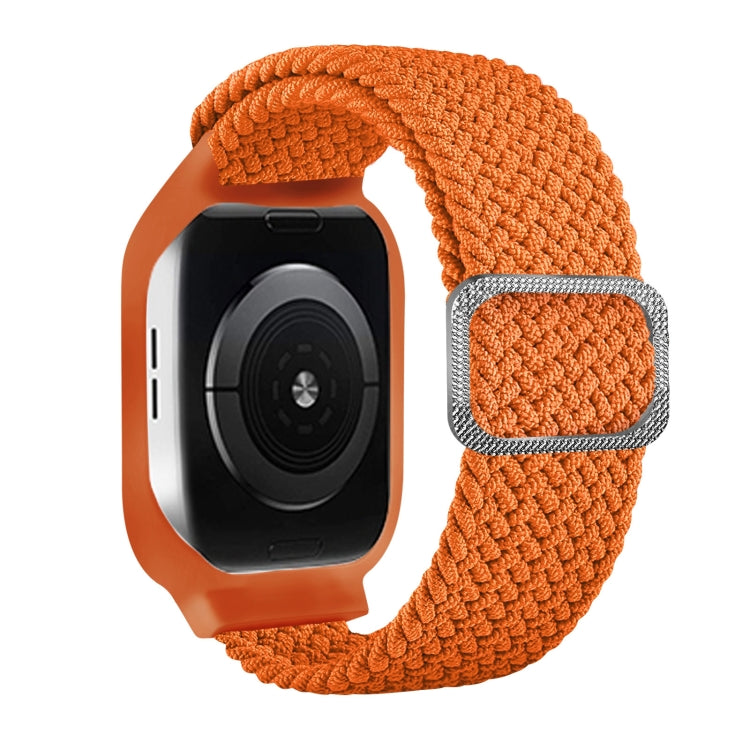TPU-Rahmen-Schnallen-Geflecht integriertes Ersatz-Armband für Apple Watch Series, 6 & SE & 5 & 4 40mm / 3 & 2 & 1 38mm, 6 & SE & 5 & 4 44mm / 3 & 2 & 1 42mm