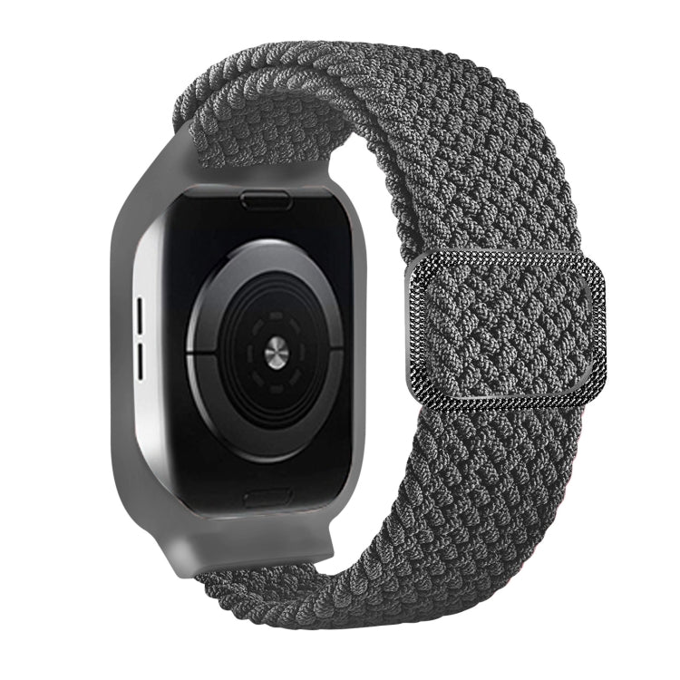 TPU-Rahmen-Schnallen-Geflecht integriertes Ersatz-Armband für Apple Watch Series, 6 & SE & 5 & 4 40mm / 3 & 2 & 1 38mm, 6 & SE & 5 & 4 44mm / 3 & 2 & 1 42mm