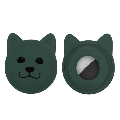 Cute Cartoon Pet Collar Anti-lost Tracker Silicone Case For AirTag, Serious Face, Naughty Smiley, Hanhan Smile, Naughty Smile