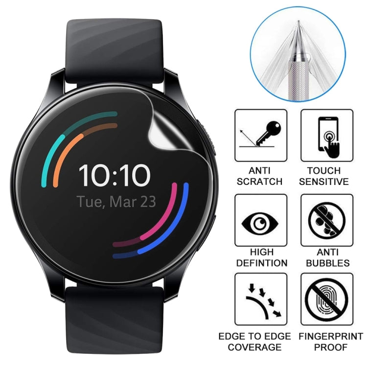 Soft Hydrogel Film Watch Screen Protector, For OnePlus Watch, For OPPO Watch 41mm, For OPPO Watch 46mm