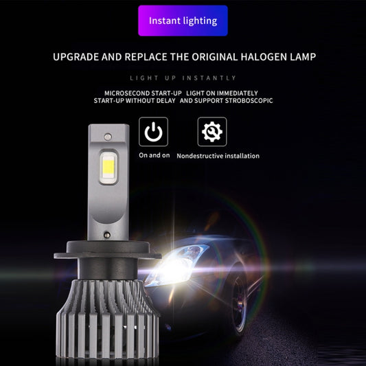 DC9-16V / 30W / 8000LM / 6000K IP67 Car LED 3570 Lamp Beads Headlight, 1 Pair G8 Plus H7