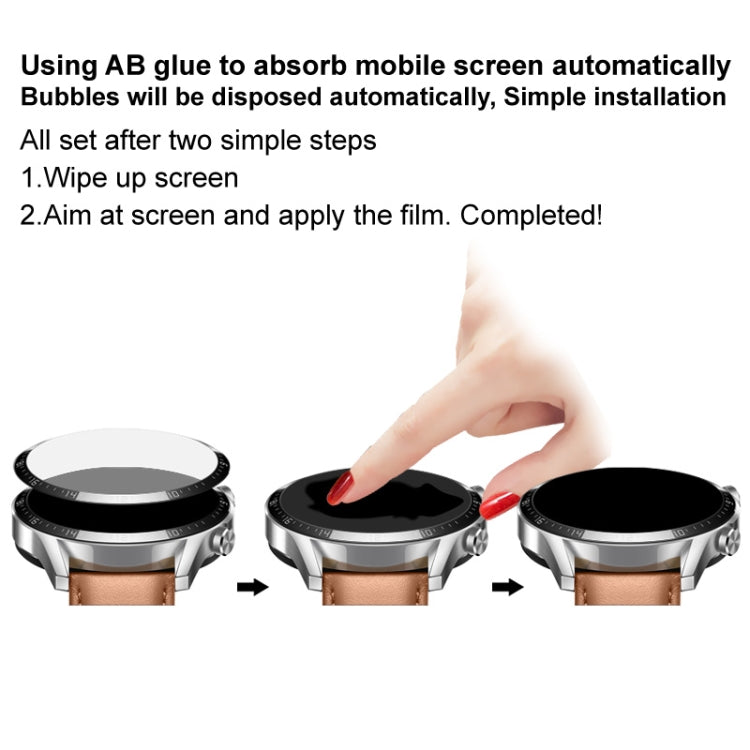 IMAK Plexiglass HD Watch Protective Film, For Amazfit GTR 3 Pro, For Amazfit GTR 3, For Amazfit GTS 3, For OPPO Realme Watch T1