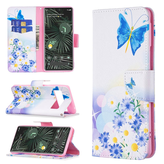 Colored Drawing Pattern Horizontal Flip Phone Leather Case with Holder & Card Slots & Wallet, For Google Pixel 6 Pro, For Google Pixel 6