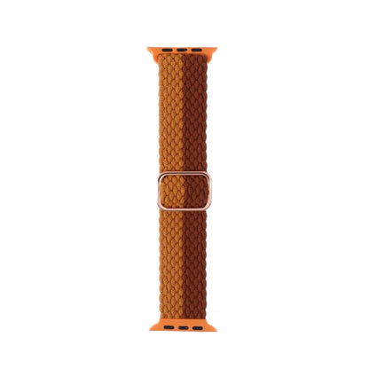 Adjustable Striped Woven Nylon Strap Watchband For Apple Watch Series, 7 41mm / 6&SE&5&4 40mm / 3&2&1 38mm, 7 45mm / 6&SE&5&4 44mm / 3&2&1 42mm