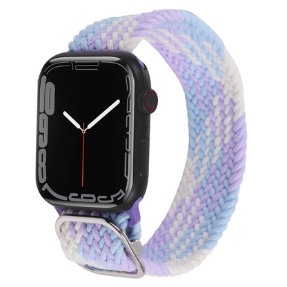 Nylon Braid Strap Watchband For Apple Watch Series, 7 41mm / 6&SE&5&4 40mm / 3&2&1 38mm