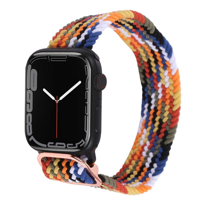 Nylon Braid Strap Watchband For Apple Watch Series, 7 41mm / 6&SE&5&4 40mm / 3&2&1 38mm