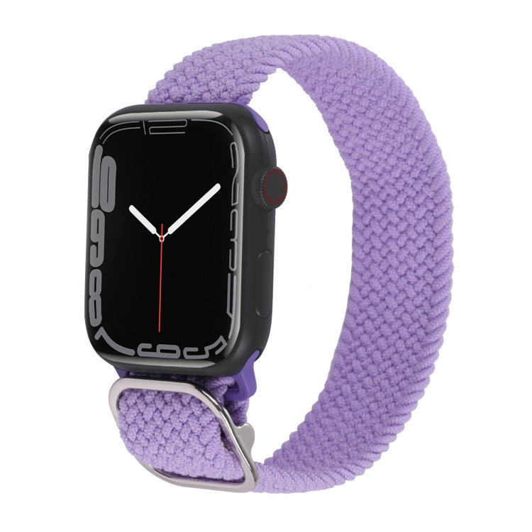 Nylon Braid Strap Watchband For Apple Watch Series, 7 41mm / 6&SE&5&4 40mm / 3&2&1 38mm