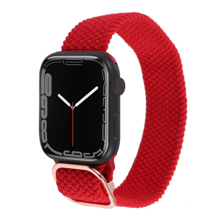 Nylon Braid Strap Watchband For Apple Watch Series, 7 41mm / 6&SE&5&4 40mm / 3&2&1 38mm