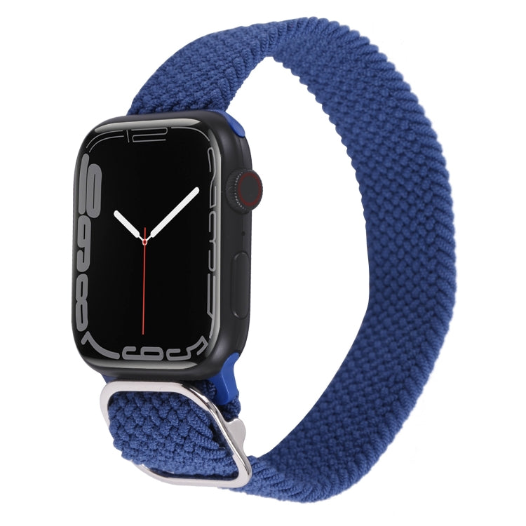 Nylon Braid Strap Watchband For Apple Watch Series, 7 41mm / 6&SE&5&4 40mm / 3&2&1 38mm