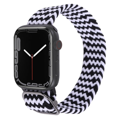 Nylon Braid Strap Watchband For Apple Watch Series, 7 41mm / 6&SE&5&4 40mm / 3&2&1 38mm