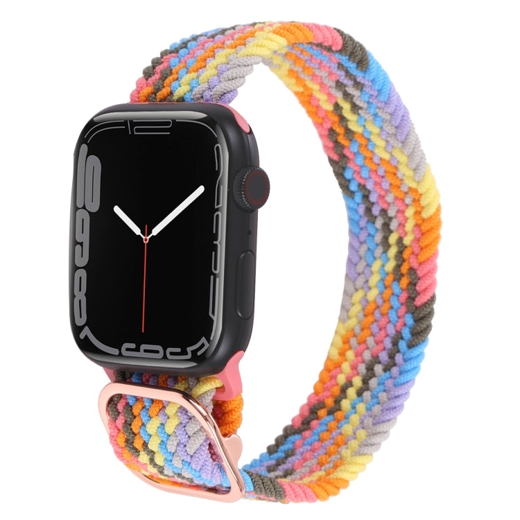 Nylon Braid Strap Watchband For Apple Watch Series, 7 41mm / 6&SE&5&4 40mm / 3&2&1 38mm