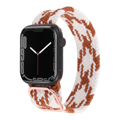 Nylon Braid Strap Watchband For Apple Watch Series, 7 41mm / 6&SE&5&4 40mm / 3&2&1 38mm