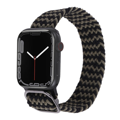 Nylon Braid Strap Watchband For Apple Watch Series, 7 41mm / 6&SE&5&4 40mm / 3&2&1 38mm