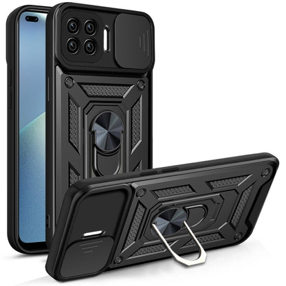Sliding Camera Cover Design TPU+PC Phone Protective Case, For iPhone SE 2022 / SE 2020 / 8 / 7, For OPPO A5s/A7 2018/A12, For OPPO A9 2020/A5 2020, For OPPO A15 / A15s, For OPPO A74 4G, For OPPO A93 5G / A74 5G / A54 5G                                 ...