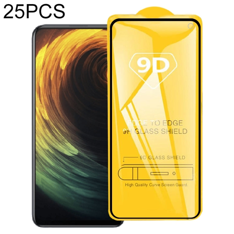 For Samsung Galaxy A53 5G 25pcs 9D Full Glue Screen Tempered Glass Film, For OPPO A53s 5G (25 PCS), For vivo Y20 2021 (25 PCS), For vivo iQOO Neo5 Lite (25 PCS), For OPPO K9s (25 PCS), For vivo S10e (25 PCS), For Huawei Enjoy 20e (25 PCS)              ...