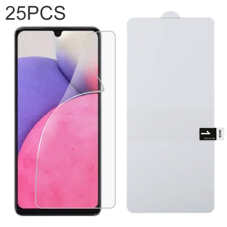 25 PCS Full Screen Protector Explosion-proof Hydrogel Film, For Huawei Enjoy 20e (25 PCS), For Samsung Galaxy A53 (25 PCS), For Samsung Galaxy A82 (25 PCS), For Huawei nova Y60 (25 PCS), For vivo Y20 2021 (25 PCS), For vivo iQOO Neo5 Lite (25 PCS)     ...