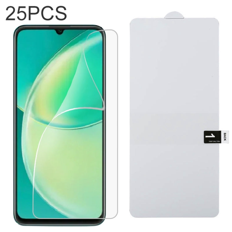 25 PCS Full Screen Protector Explosion-proof Hydrogel Film, For Huawei Enjoy 20e (25 PCS), For Samsung Galaxy A53 (25 PCS), For Samsung Galaxy A82 (25 PCS), For Huawei nova Y60 (25 PCS), For vivo Y20 2021 (25 PCS), For vivo iQOO Neo5 Lite (25 PCS)     ...