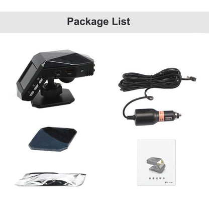 2 inch HD Single Lens 1080P No Light Night Vision Hidden Driving Recorder with Aromatherapy, Without