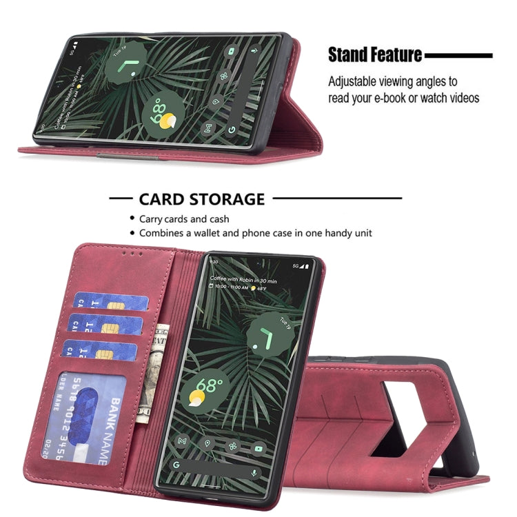 Magnetic Splicing Leather Phone Case, For Google Pixel 6 Pro, For Google Pixel 6, For Xiaomi Redmi 9A, For Xiaomi Redmi 9C, For Xiaomi Redmi 9, For Xiaomi Redmi 10, For Xiaomi Redmi Note 9 / 10X 4G, For Xiaomi Redmi Note 11 5G                          ...