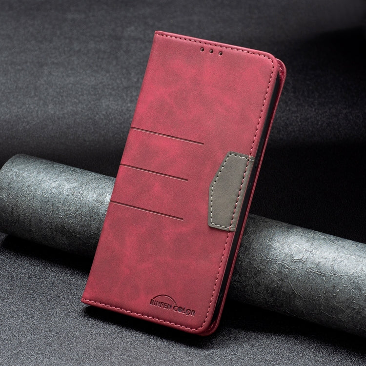 Magnetic Splicing Leather Phone Case, For Google Pixel 6 Pro, For Google Pixel 6, For Xiaomi Redmi 9A, For Xiaomi Redmi 9C, For Xiaomi Redmi 9, For Xiaomi Redmi 10, For Xiaomi Redmi Note 9 / 10X 4G, For Xiaomi Redmi Note 11 5G                          ...