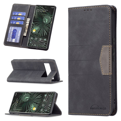 Magnetic Splicing Leather Phone Case, For Google Pixel 6 Pro, For Google Pixel 6, For Xiaomi Redmi 9A, For Xiaomi Redmi 9C, For Xiaomi Redmi 9, For Xiaomi Redmi 10, For Xiaomi Redmi Note 9 / 10X 4G, For Xiaomi Redmi Note 11 5G                          ...