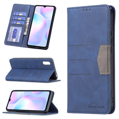 Magnetic Splicing Leather Phone Case, For Google Pixel 6 Pro, For Google Pixel 6, For Xiaomi Redmi 9A, For Xiaomi Redmi 9C, For Xiaomi Redmi 9, For Xiaomi Redmi 10, For Xiaomi Redmi Note 9 / 10X 4G, For Xiaomi Redmi Note 11 5G                          ...