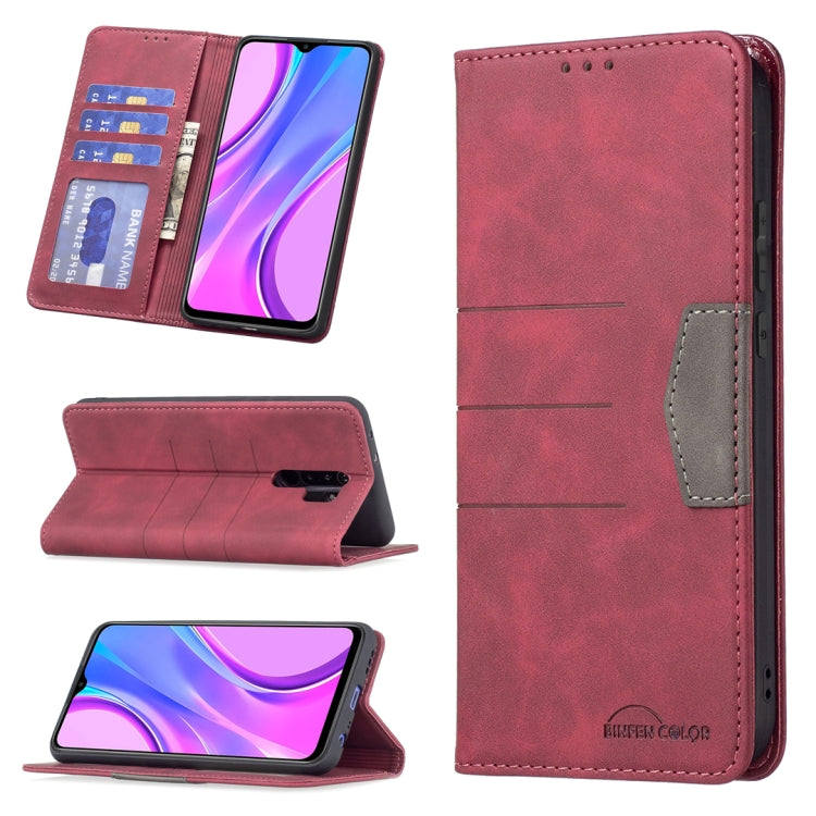 Magnetic Splicing Leather Phone Case, For Google Pixel 6 Pro, For Google Pixel 6, For Xiaomi Redmi 9A, For Xiaomi Redmi 9C, For Xiaomi Redmi 9, For Xiaomi Redmi 10, For Xiaomi Redmi Note 9 / 10X 4G, For Xiaomi Redmi Note 11 5G                          ...