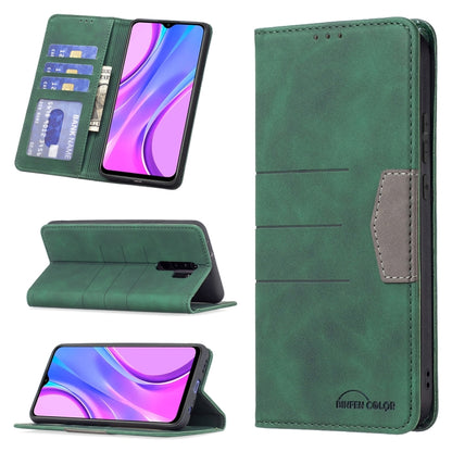 Magnetic Splicing Leather Phone Case, For Google Pixel 6 Pro, For Google Pixel 6, For Xiaomi Redmi 9A, For Xiaomi Redmi 9C, For Xiaomi Redmi 9, For Xiaomi Redmi 10, For Xiaomi Redmi Note 9 / 10X 4G, For Xiaomi Redmi Note 11 5G                          ...