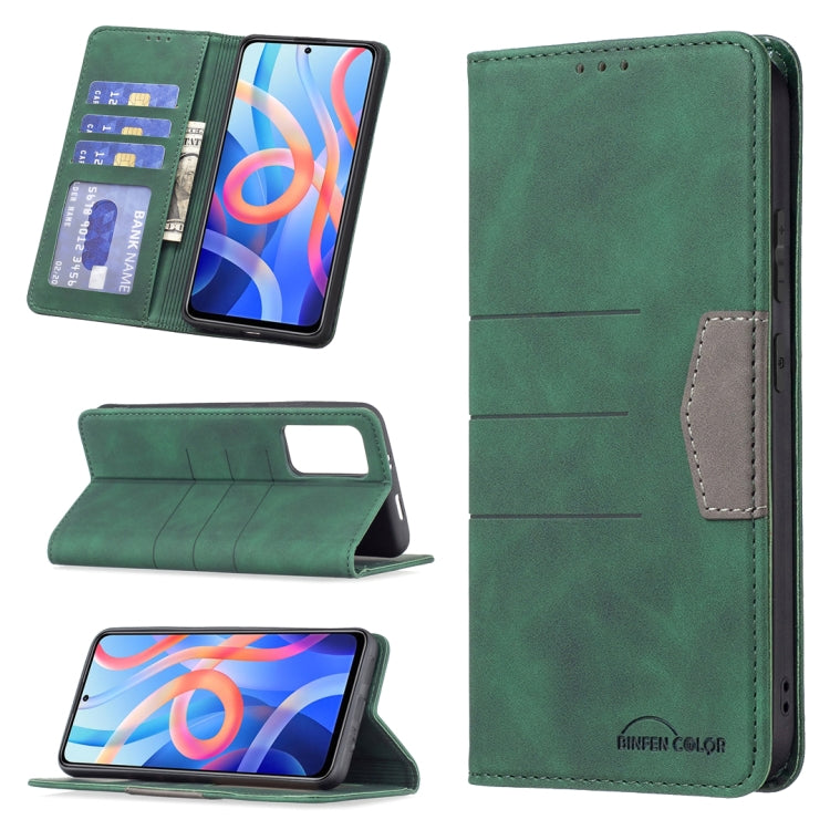 Magnetic Splicing Leather Phone Case, For Google Pixel 6 Pro, For Google Pixel 6, For Xiaomi Redmi 9A, For Xiaomi Redmi 9C, For Xiaomi Redmi 9, For Xiaomi Redmi 10, For Xiaomi Redmi Note 9 / 10X 4G, For Xiaomi Redmi Note 11 5G                          ...