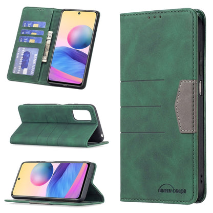 Magnetic Splicing Leather Phone Case, For Google Pixel 6 Pro, For Google Pixel 6, For Xiaomi Redmi 9A, For Xiaomi Redmi 9C, For Xiaomi Redmi 9, For Xiaomi Redmi 10, For Xiaomi Redmi Note 9 / 10X 4G, For Xiaomi Redmi Note 11 5G                          ...