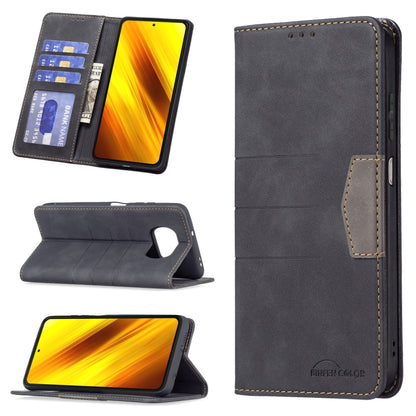 Magnetic Splicing Leather Phone Case, For Google Pixel 6 Pro, For Google Pixel 6, For Xiaomi Redmi 9A, For Xiaomi Redmi 9C, For Xiaomi Redmi 9, For Xiaomi Redmi 10, For Xiaomi Redmi Note 9 / 10X 4G, For Xiaomi Redmi Note 11 5G                          ...