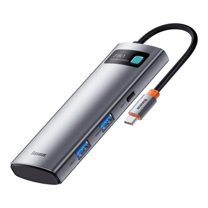 Baseus WKWG020113 Metal Gleam Series 7-in-1 Multifunctional Type-C HUB Docking Station, WKWG020113