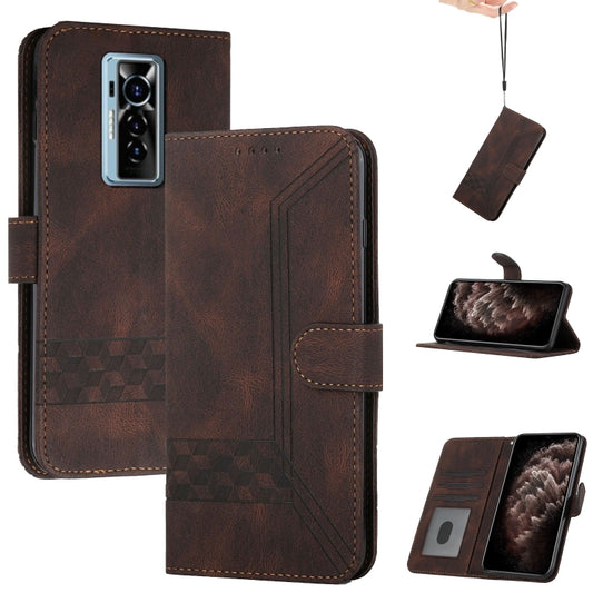Cubic Skin Feel Flip Leather Phone Case, For Tecno Camon 17, For Tecno Camon 17 Pro, For Tecno Spark 5 Pro, For Tecno Spark 6, For Tecno Spark 6 Go, For Tecno Spark 7, For Tecno Spark 7 Pro, For Tecno Spark 8, For Tecno Phantom X, For Tecno Pova 2