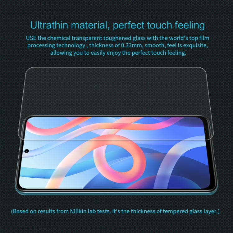 NILLKIN H Explosion-proof Tempered Glass Film, For Xiaomi Redmi Note 11 / Poco M4 Pro 5G