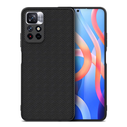 NILLKIN 3D Textured Nylon Fiber TPU Phone Case, For Xiaomi Redmi Note 11 / Poco M4 Pro 5G