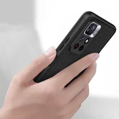 NILLKIN 3D Textured Nylon Fiber TPU Phone Case, For Xiaomi Redmi Note 11 / Poco M4 Pro 5G