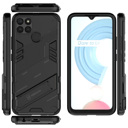 Punk Armor 2 in 1 PC + TPU Shockproof Phone Case, For Realme C21Y