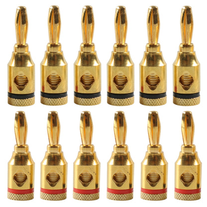 Car Gold-plated Red and Black 4mm Banana Head Audio Plug, A6520 12 in 1, A6521 24 in 1, A6522 32 in 1
