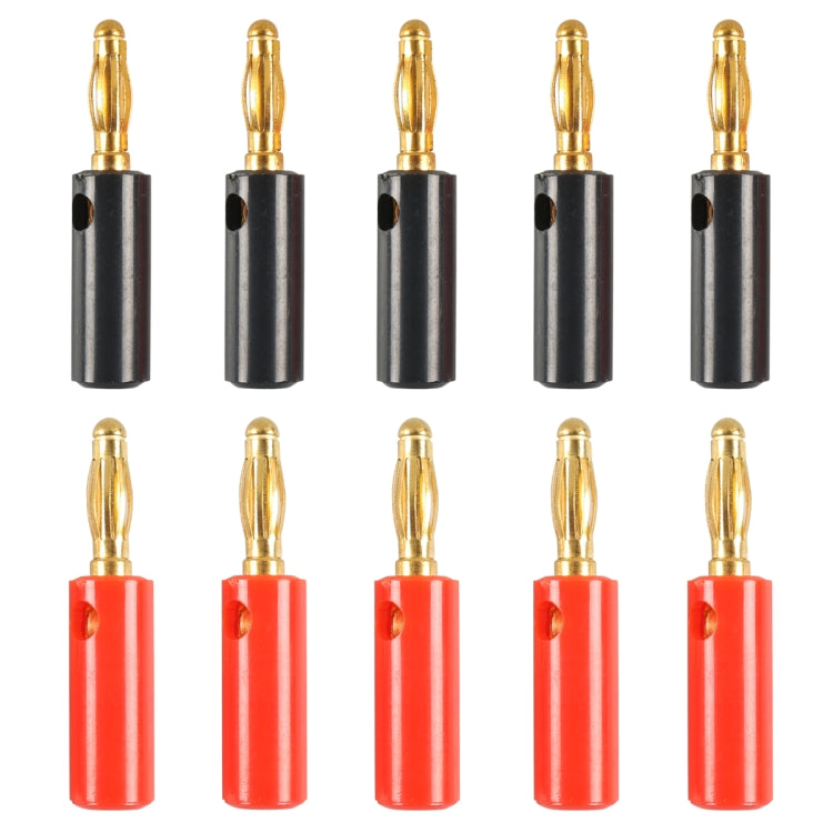 Car Red and Black Cover Gold-plated 4mm Banana Head Audio Plug, A6545 10 in 1, A6546 20 in 1, A6549 40 in 1