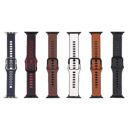 Litchi TPU Watchband For Apple Watch Series, 7 41mm / 6&SE&5&4 40mm / 3&2&1 38mm, 7 45mm / 6&SE&5&4 44mm / 3&2&1 42mm